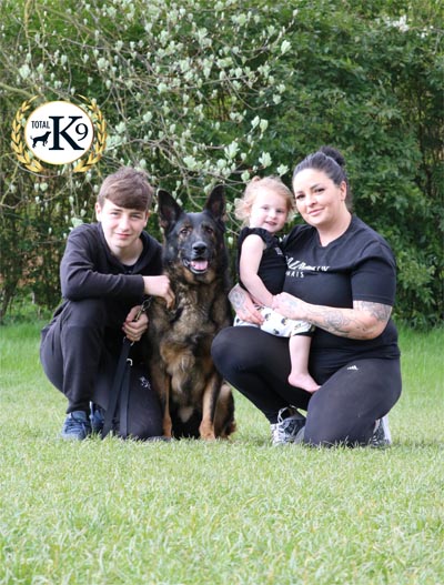 Charlene Greenfield testimonial protection dog UK